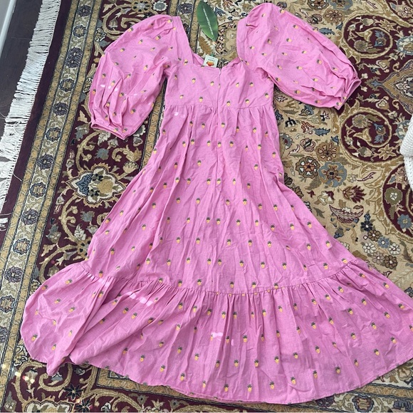 Farm Rio NWT Pink Pineapple Dress - Picture 12 of 13